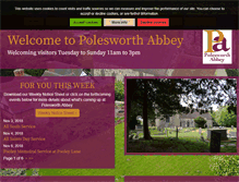 Tablet Screenshot of polesworthabbey.co.uk